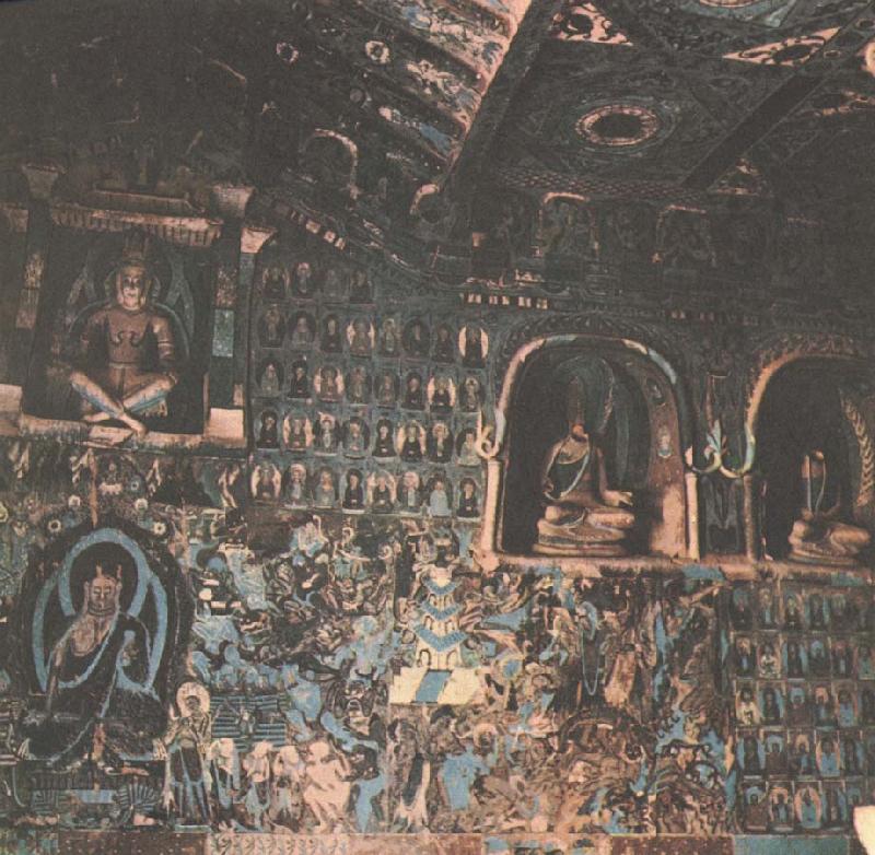 william r clark denna vangmalning fran 400 talet hittade stein de tusen buddhornas grotta China oil painting art